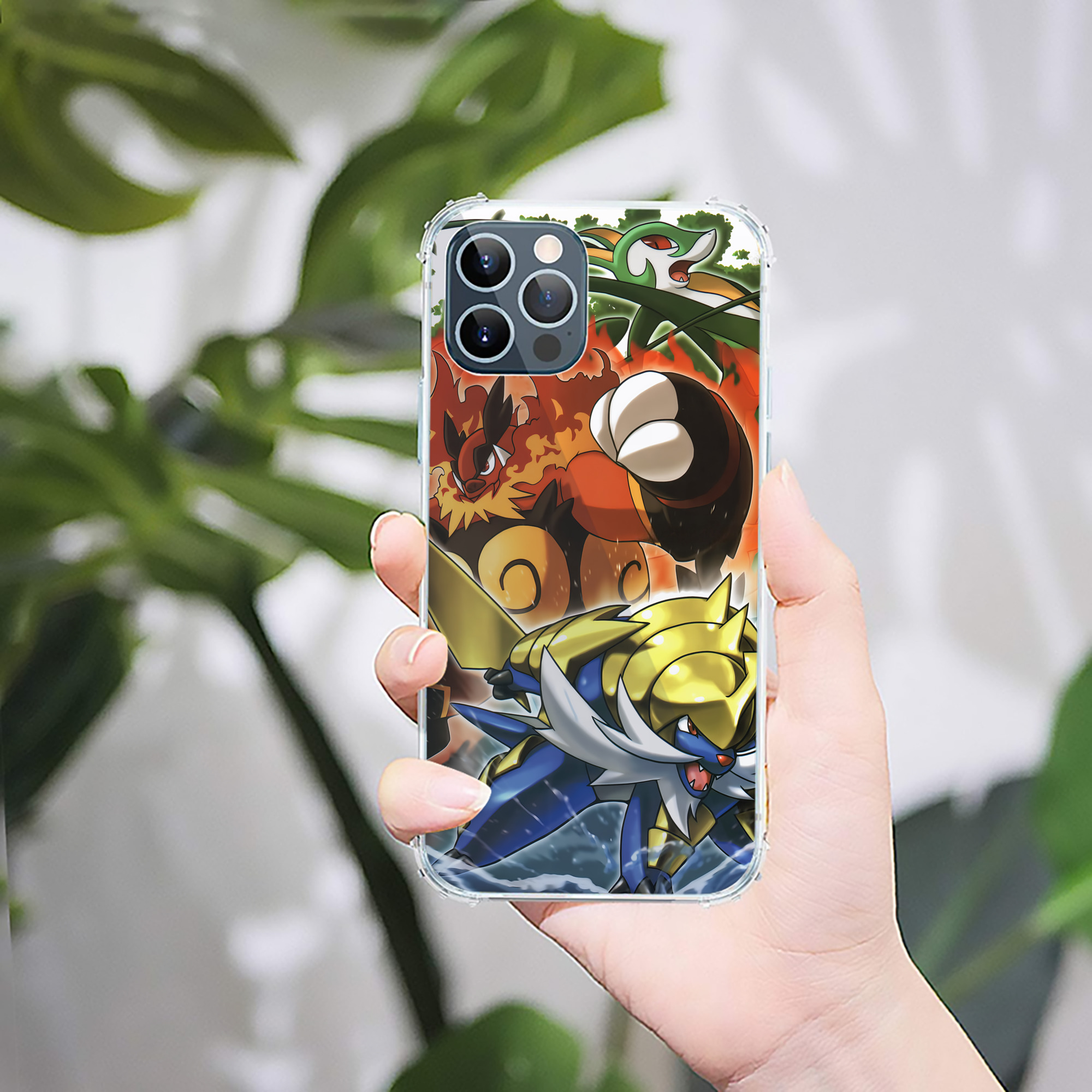 （画像用） ポケットモンスター Pokémon 【iPhone 12シリーズ対応】透明スマホケース（クリアソフトケース）